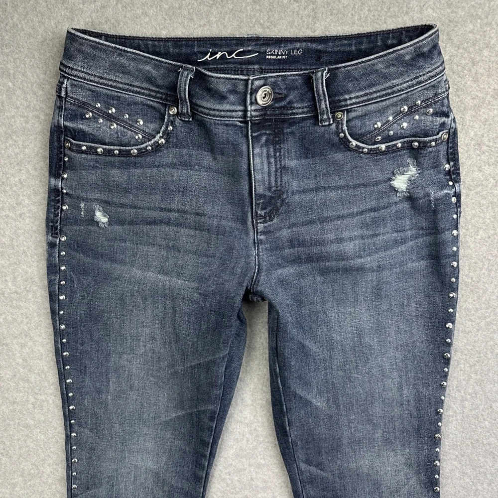 INC Womens Skinny Leg Regular Fit Jeans Size 4‎